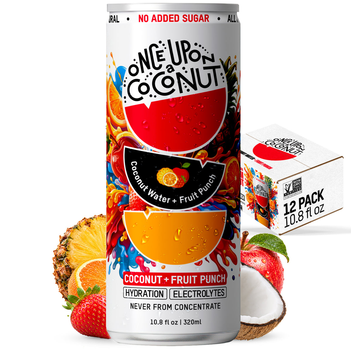 Premium Coconut Water + Fruit Punch