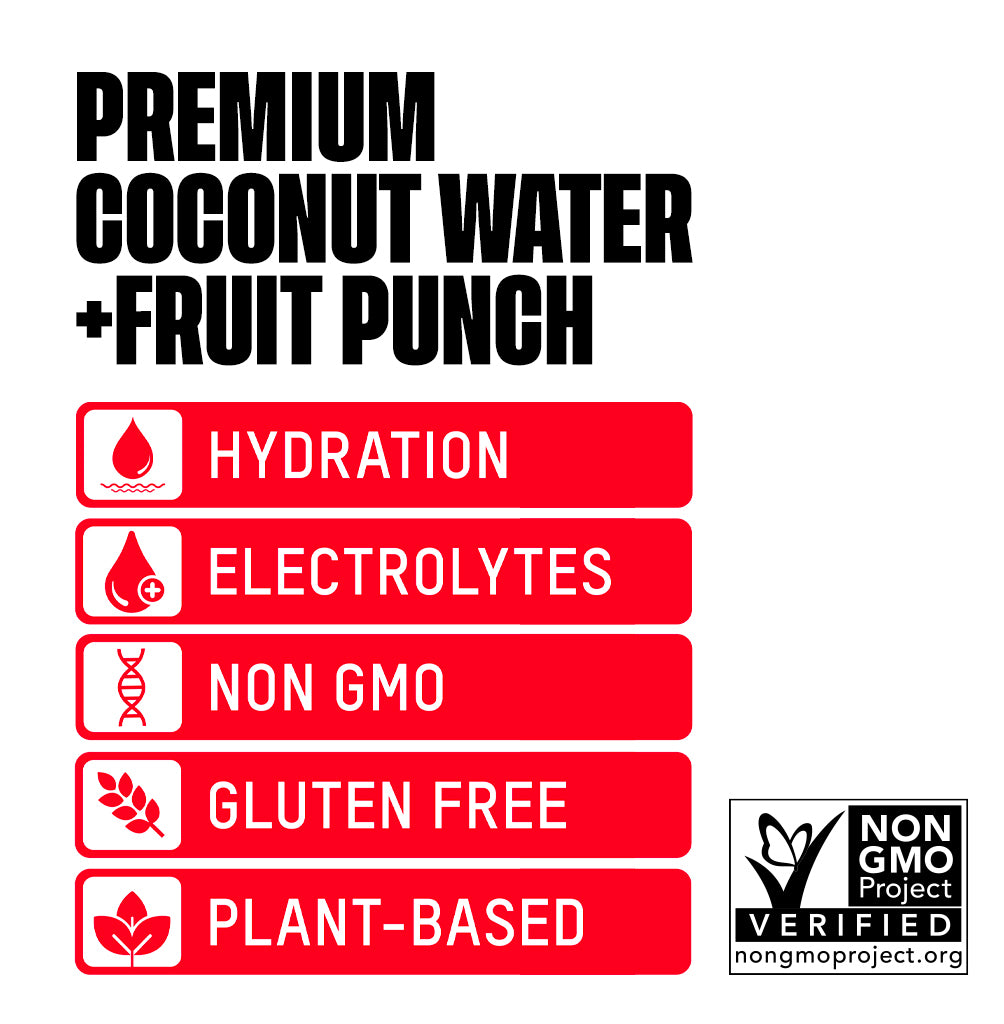 Premium Coconut Water + Fruit Punch