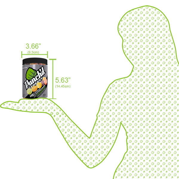 Punch'd Energy Jar Size