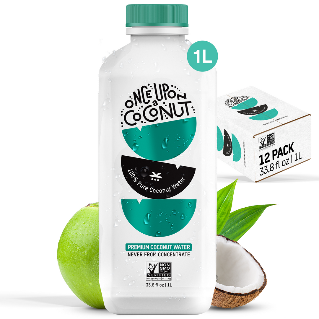 Pure Coconut Water 1 Liter Bottle Once Upon A Coconut 5460