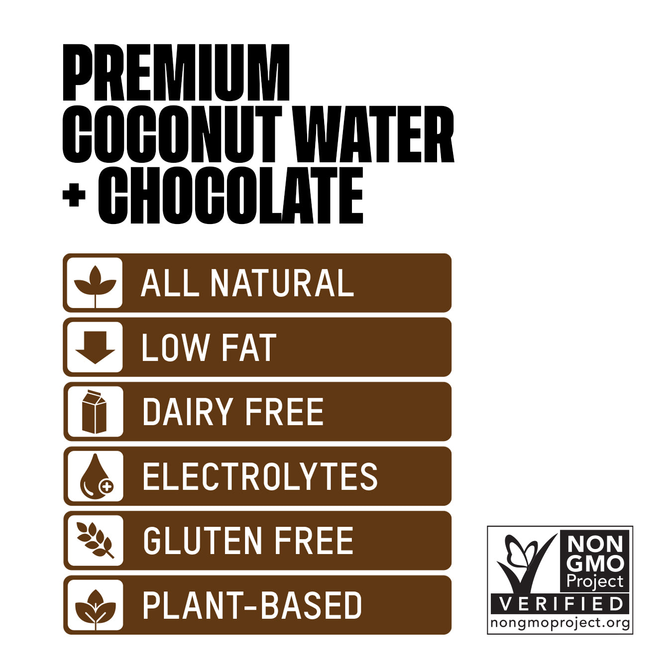 Premium Coconut Water + Chocolate