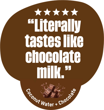 Testimonial - Literally tastes like chocolate milk