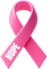 Breast Cancer Awareness Hope Ribbon